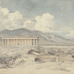 Carl Haller von Hallerstein, Héphaïsteion, dessin à la mine de plomb, à l’encre et à l’aquarelle, vers 1813, 34,4 x 52,5 cm